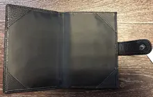 Men Wallet Organizer Card-Holder Coin-Purse Passport-Cover MISFITS Travel Genuine-Leather