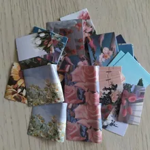 Paquete de 46 unidades de adhesivos florales de papelería, planificador, diario de Scrapbooking, Deco, suministros de oficina escolar, pegatinas Kawaii