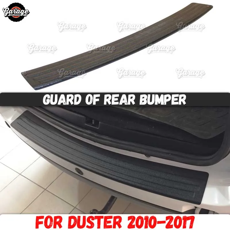 

Guard of rear bumper for Renault / Dacia Duster 2010-2017 ABS plastic accessories protective plate scratches car styling tuning