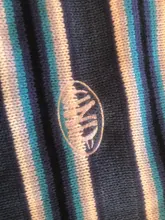 Harajuku-Jersey de algodón con rayas para mujer, Jersey largo y bonito de calle, 2018