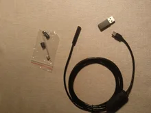 Cámara endoscópica USB tipo C de 7,0mm, boroscopio Flexible de inspección de serpiente, Android, PC, 2m, con 6LED, ajustable, más nueva