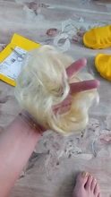 XINRAN-extensiones de moño sintético para mujeres y niños, moño desordenado y rizado, extensión de pelo para boda