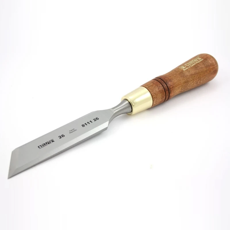 Стамеска косая правая с ручкой WOOD LINE PLUS 26 мм, Narex