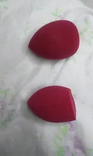 Puff cosmético en polvo para mujer, base de maquillaje esponja, belleza para maquillaje, herramientas y accesorios, forma de gota de agua, 1 ud.