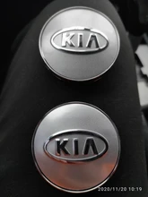 Tapacubos de centro de rueda de coche, 4 Uds., 56/60mm, reajuste de llanta automática, insignia, emblema creativo, pegatina de cubierta para KIA K2, K3, K5, Sorento, Sportage, Rio