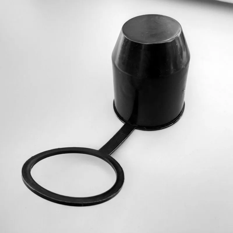 Universal Trailer Hitch Ball Cover Cap Plastic Towball Protect Black 50mm 2inch Tow Ball Protector RV Parts Camper Caravan