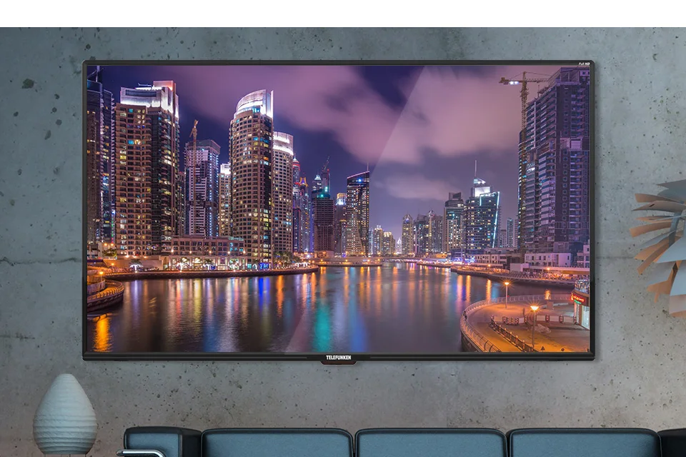 Телевизор 43" Telefunken TF-LED43S01T2S Full HD Smart TV