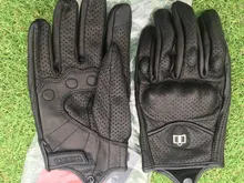 Guantes de motocicleta unisex de cuero y carbón para invierno, guantes de moto para hombre y mujer, para motocross, ATV