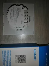 Touch-Switch Led-Panel Glass Interruttore Wall Power Black Ubaro Eu White 1/2/3-gang