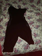 ANJAMANOR-mono deportivo de malla transparente para mujer, de talla grande peleles, pantalones cortos de una pieza sexys, 2020, Dropshipping D42-BH16