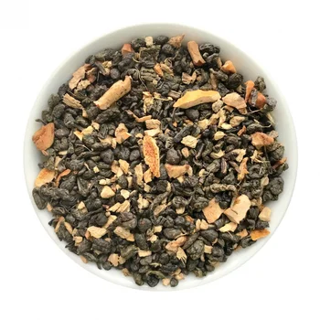 

Green tea with additives "with ginger and honey"