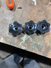 Tuercas de apriete Manual M4 M5 M6, M8, M10, M12, rosca mecánica negra, sujeción de tuercas, perilla, 5 uds.