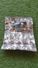 Bolsa de basura plegable táctica Airsoft, grande, 13 , bolsa de descarga enrollable para caza