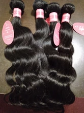 Luduna-mechones de pelo ondulado brasileño para mujer negra, extensiones de pelo ondulado 150% humano, 1/3/4 piezas, Remy