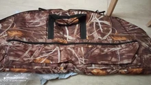 Bolsa de arco compuesto de lona para tiro con arco, funda de transporte con mango de bolsillo de flecha y correas de 95/115x45cm, bolsa multiherramientas para exteriores