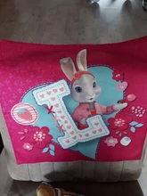 Cushion-Cover Pillow-Case Linen Fairy-Tale Rabbit Cartoon Sofa Room-Decor Home Colorful