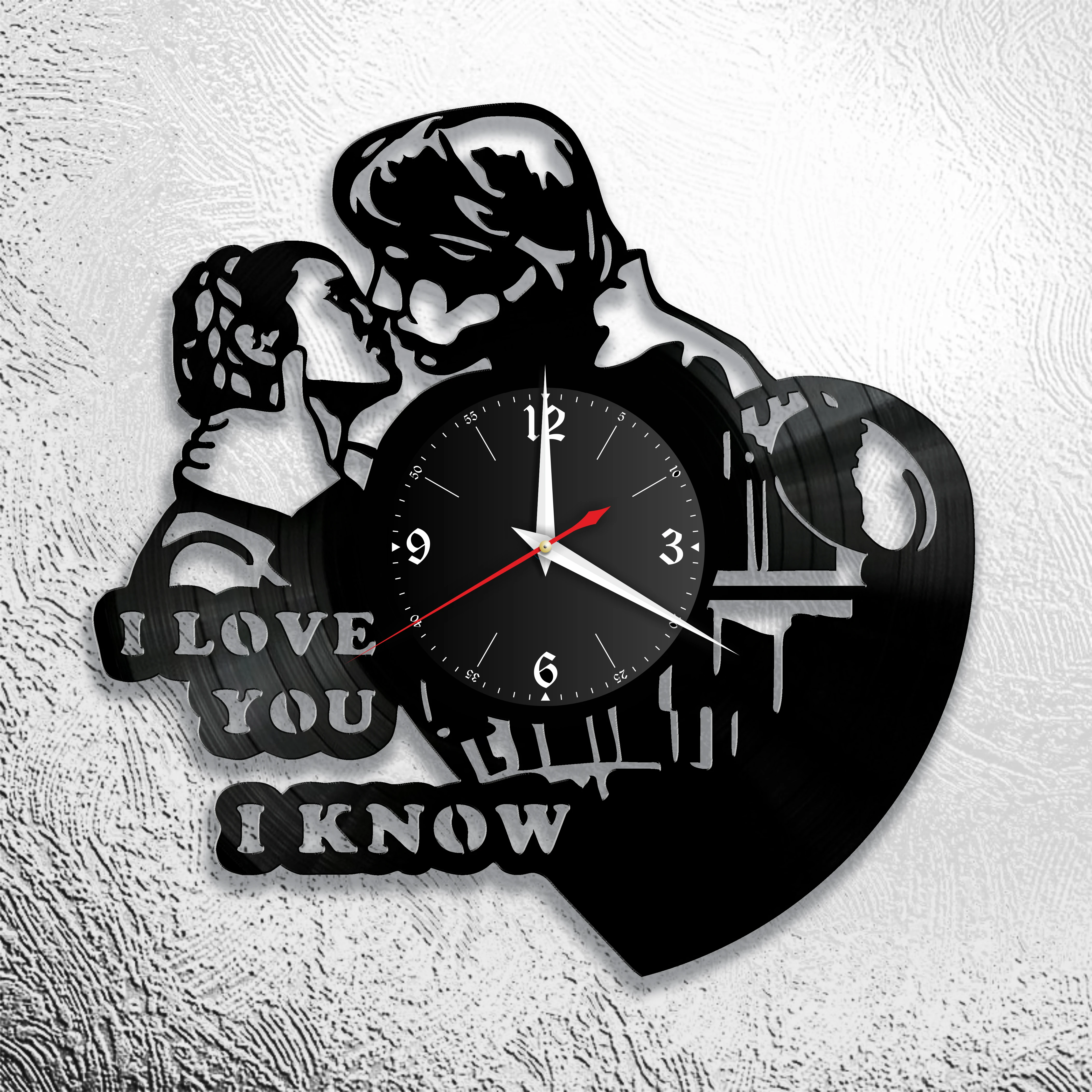 時計板ビニール愛 時計ビニールプロ愛 レトロ腕時計プレート のビニールデカール私はあなた 時計プレート Wall Clocks Aliexpress