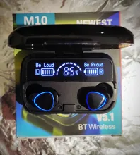 Auriculares inalámbricos Tws con Bluetooth 5,1, auriculares Hifi con pantalla LED y micrófono, cancelación de ruido para jugadores, oído cabeza