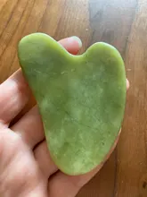 Jade Guasha tablero de masaje de piedra Natural Gua Sha raspador de herramienta de belleza cuidado de la salud Meridian raspado de perder peso SPA masajeador
