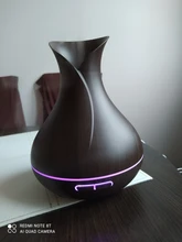 Humidificador de aire ultrasónico de 500ML, con Control remoto difusor de Aroma, luz LED que cambia de 7 colores, difusor de aceite esencial eléctrico inteligente