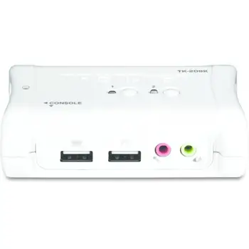 

2 PORT USB KVM SWITCH KIT W. AUDIO includes 2 X KVM CABLES IN