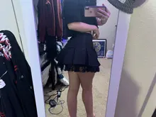 Sweetown-faldas plisadas de estética gótica negra, minifalda de cintura baja con acabado de encaje para mujeres, estilo Punk oscuro Academia Y2K