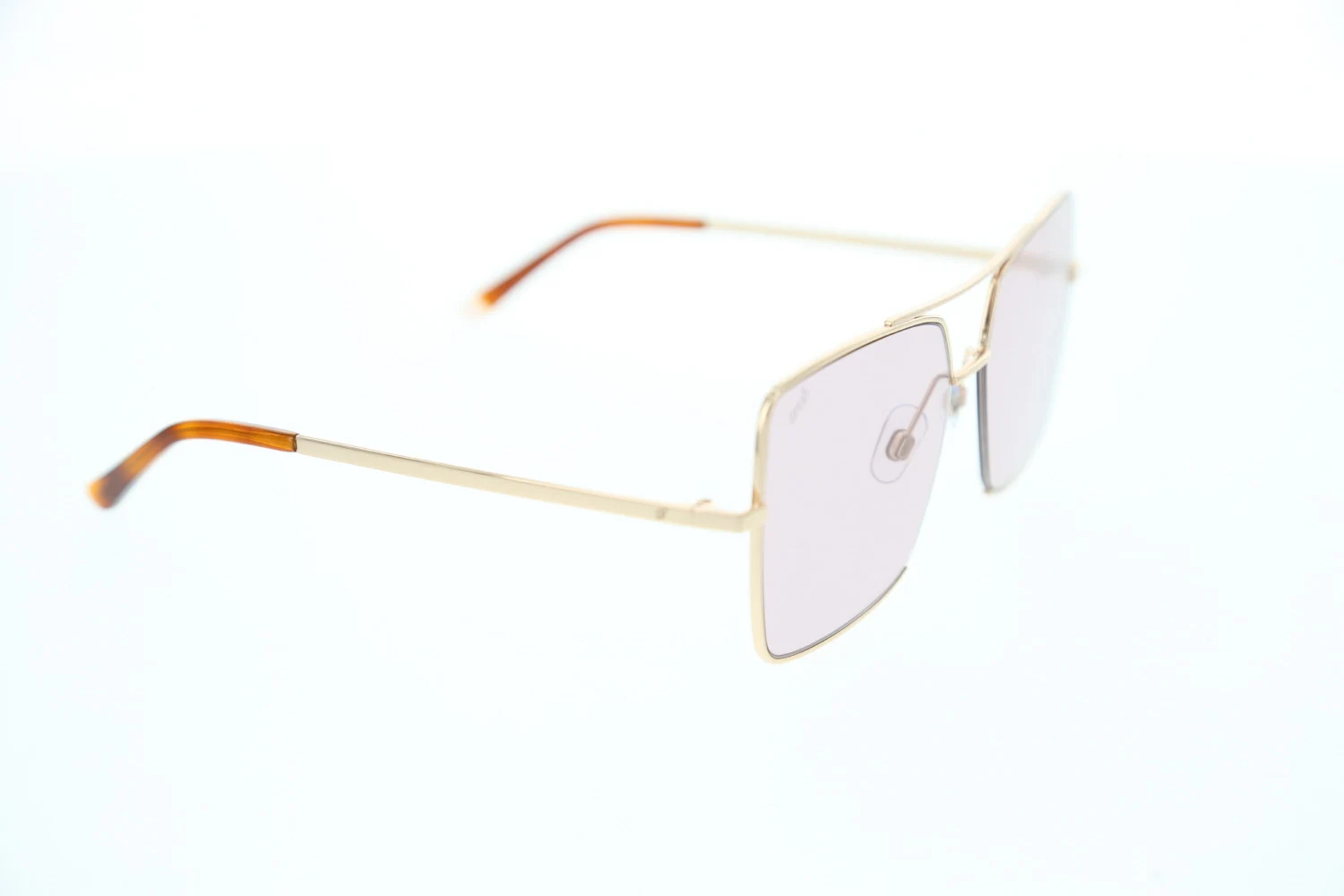 

Unisex sunglasses w 0210 28y metal gold organic square square 57-15-140 web