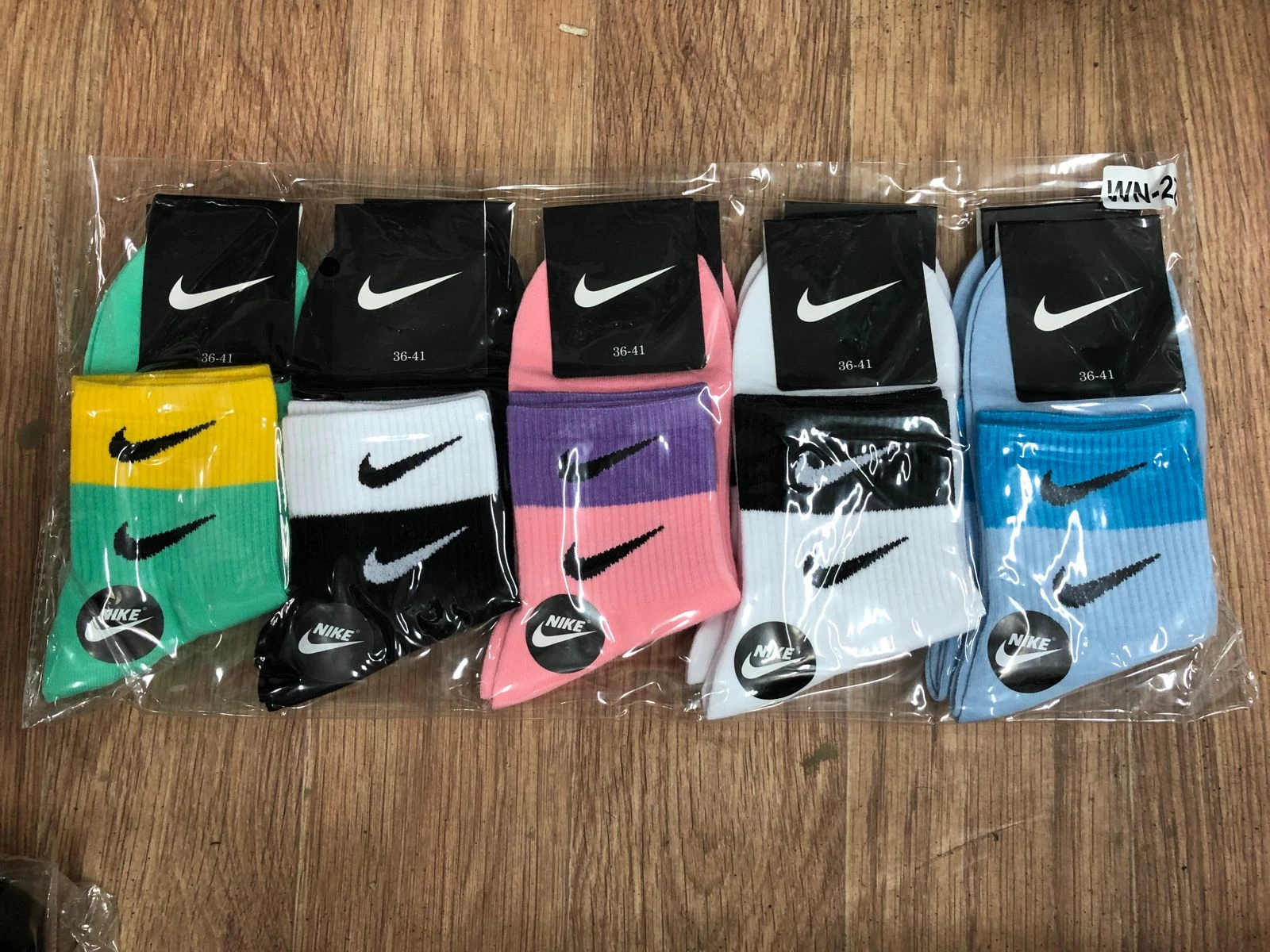 Calcetines de invierno marca Nike, Adidas, talla 37 47, calcetines cálidos de invierno, regalo para Año Nuevo, de Rusia, 10 pares, 20 Uds.|Calcetines - AliExpress