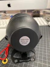 Sirena de sonido de seguridad para exteriores, altavoz metálico de gran volumen con 1/6 tonos, CC de 12V, alarma de incendios para seguridad de vehículos