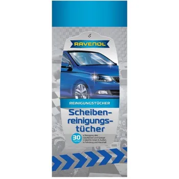 

Wet wipes RAVENOL for windows, mirrors, and (30 pcs) art.