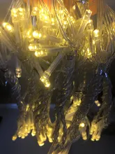 Light Led Curtain-String Window-Decor Christmas Garland Patio Xmas Party 220V EU AIFENG