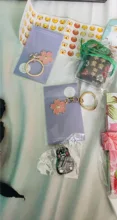 39 estilo nuevo Omamori rezar fortuna belleza seguro de salud transparente riqueza bolsa guardia dije en forma de talismán llavero regalo de pareja