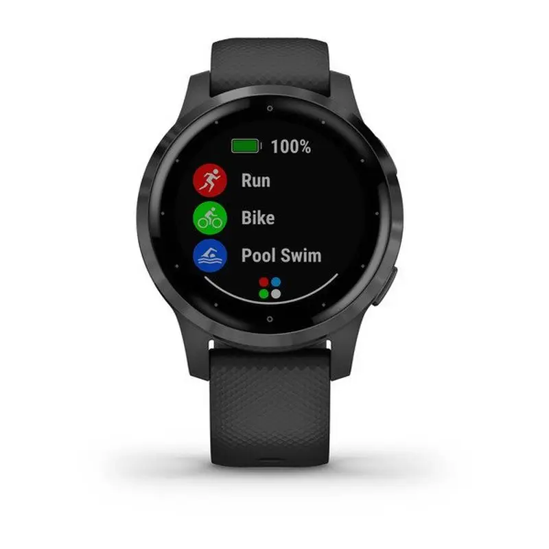 Смарт часы Garmin VIVOACTIVE 4S GPS Wi Fi Black/Slate (010 02172 13) официальная гарантия 1 года|Смарт-часы|