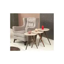 Сделано в Турции 3 шт. журнальные столы мини современный практичный чайный столик кремовый круглый гостиная зигон деревянные аксессуары для дома