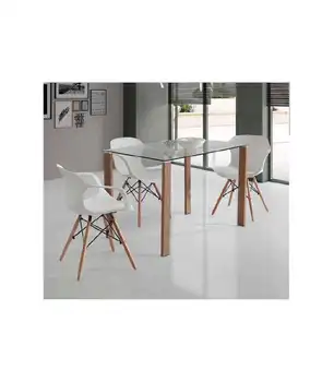 

Fixed table for kitchen or dining room glass lid.