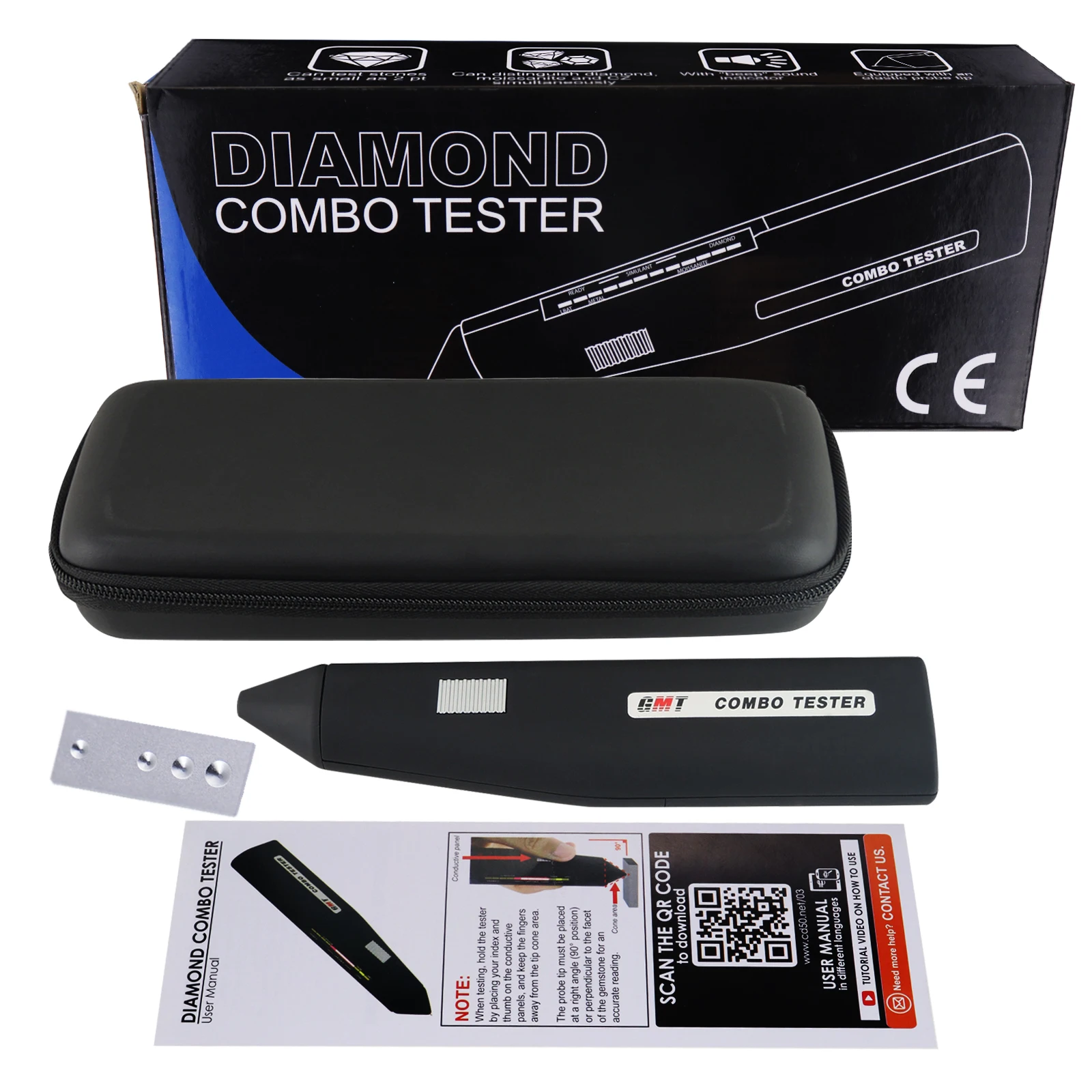 Diamond Moisanite Tester, Combo Diamond Tester