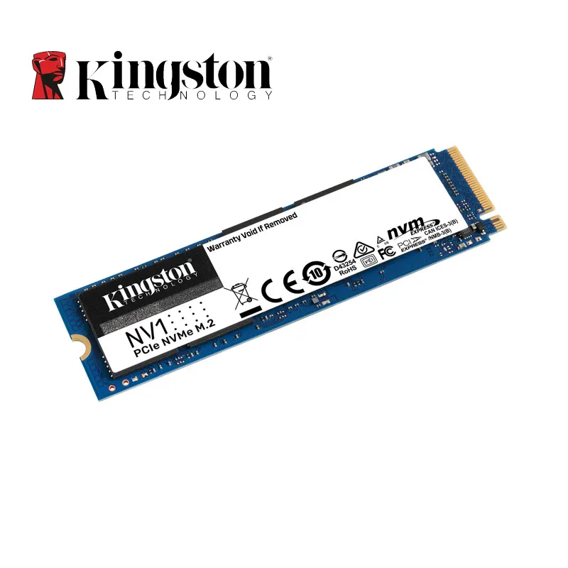 Kingston NV1 NVMe PCIe Disco SSD 500 Гб ТБ 2 Внутренний твердотельный жесткий диск M.2 2280 M2 Gen 3 0x4 |