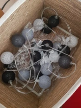 Cotton Balls Lights Lighting-Decoration Led-Fairy-Garland Leds Bedroom Holiday Christmas-Party