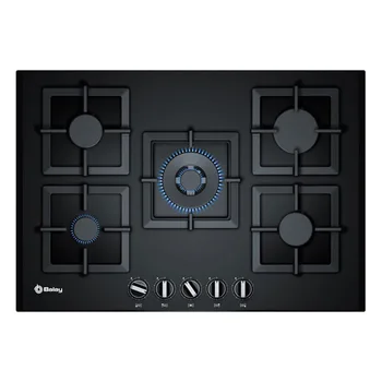 

Gas Hob Balay 3ETG676HB (75 cm) Black Crystal (5 Stoves)