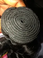 Vallbest-extensiones de cabello humano Remy ondulado mechones de pelo Natural brasileño negro, 1/3/4 unids/lote, 100%