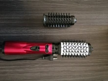 Brush Straightener-Brush Hair-Styler-Comb Negative-Ion Electric-Hair Rotating 3-In-1
