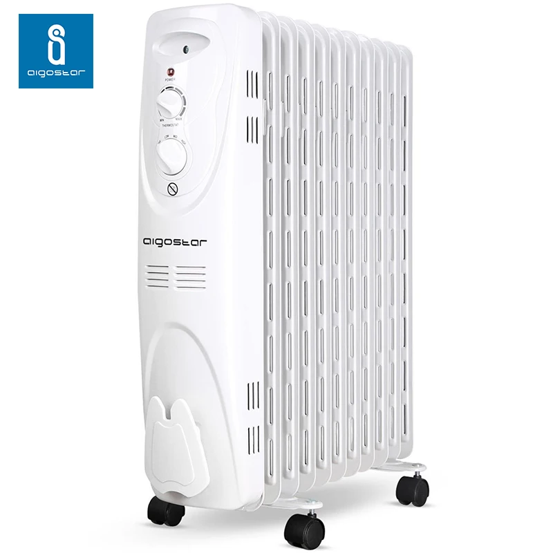 Aigostar Pangpang 33iej - Oil-filled Radiator, 11 Fins, 2300 Watt Portable  With Three Heat Setting And Thermostat Control. - Electric Heaters -  AliExpress