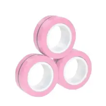 Anti-estrés anillos magnéticos Fidget abrir juguete RingTools niños magnético anillo de dedo anillo de Spinner para adultos juguetes de la descompresión