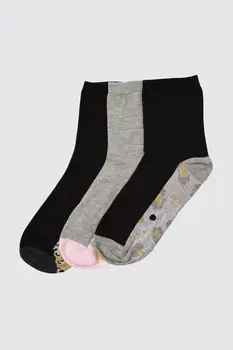 

Trendyol Printed 3'lü Package Knitted Socks TWOAW21CO0139