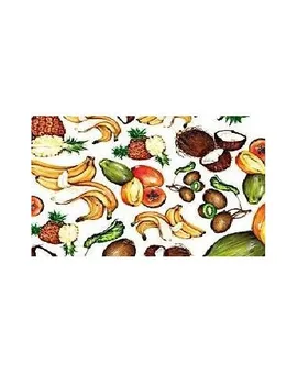 

DECOUPAGE PAPER NAPKINS WITH SIZE 50X70 CM 85 GR BRAND FONTORPIN MODEL TROPICAL FRUIT