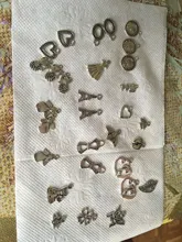 30 Uds. De colgantes de plata tibetana con forma de corona y llave, Charm de Animal para pulsera, collar, accesorios de joyería Diy