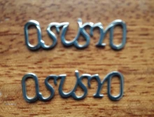 Placa personalizable de acero inoxidable con nombre y hebilla para zapatos, placa con nombre, Buckie, accesorios, Color dorado y plateado