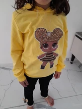 LOL Surprise-sudadera con capucha para niños y niñas, camisa con estampado de dibujos animados, Tops, sudadera, ropa informal