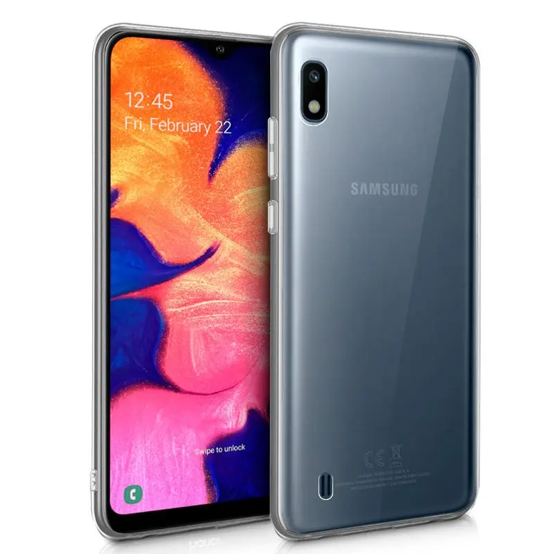 Прозрачный чехол-подставка из ТПУ для samsung A10