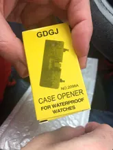 Llave para Mesa de dos garras, cubierta trasera de reloj, herramienta de apertura, removedor Rectangular ajustable, Kit de reparación de reloj, ajustador de calibre de 52mm